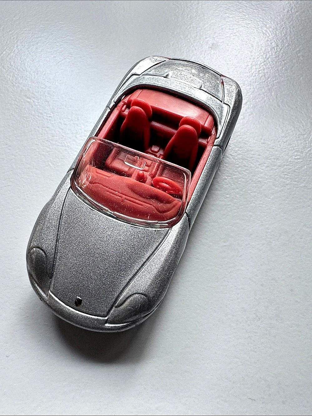 Matchbox Porsche Boxster Silver & Red Die-Cast Car